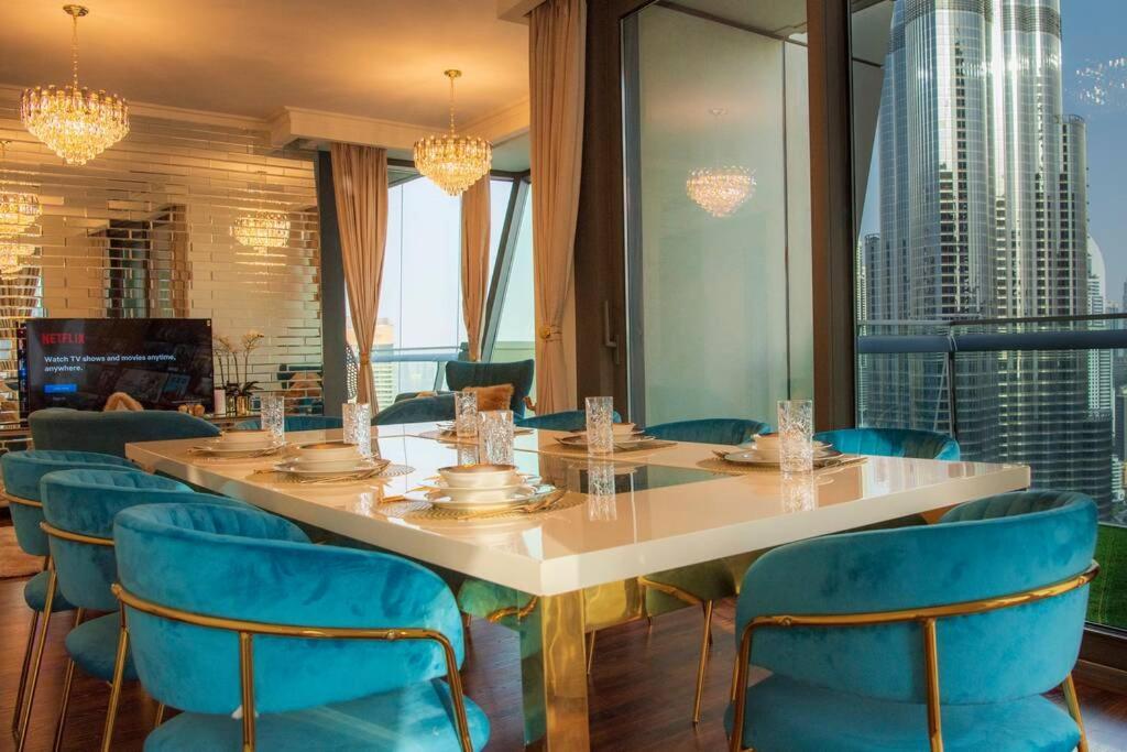 First Class 3Br With Full Burj Khalifa And Fountain View Dubai Exterior photo