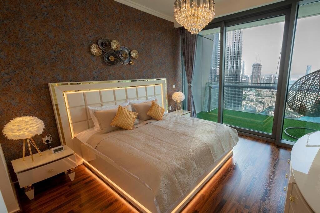 First Class 3Br With Full Burj Khalifa And Fountain View Dubai Exterior photo