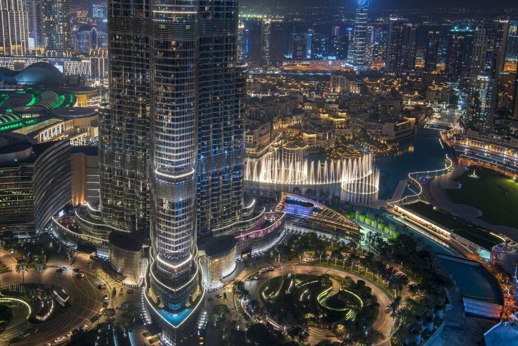 First Class 3Br With Full Burj Khalifa And Fountain View Dubai Exterior photo