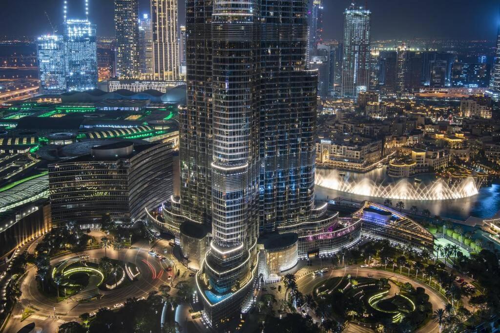 First Class 3Br With Full Burj Khalifa And Fountain View Dubai Exterior photo