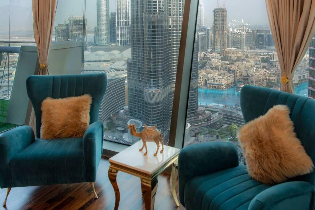 First Class 3Br With Full Burj Khalifa And Fountain View Dubai Exterior photo