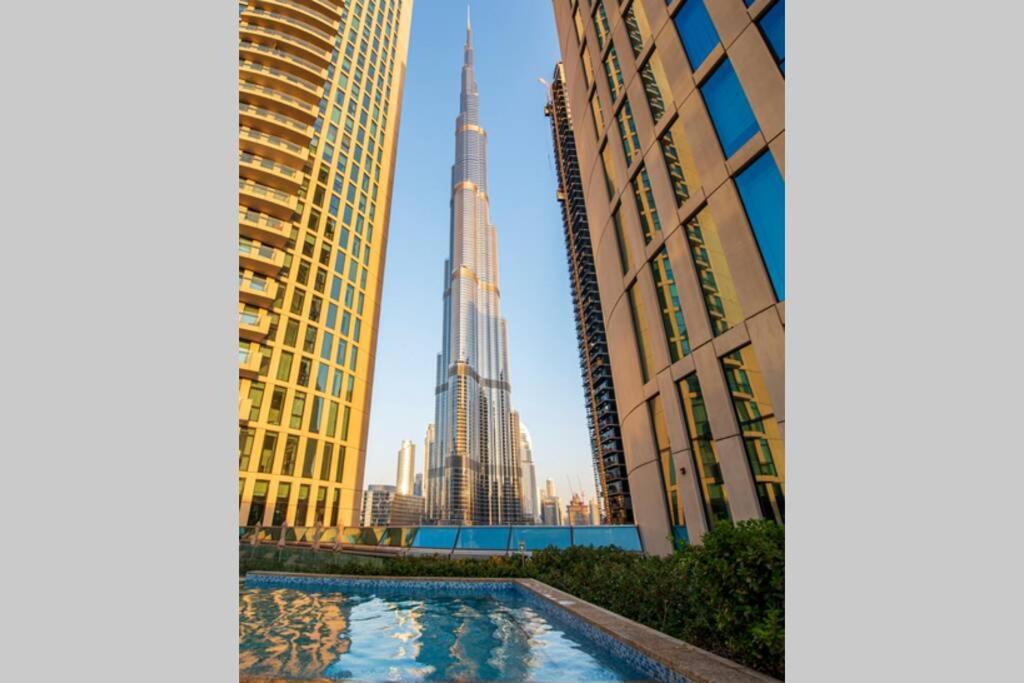 First Class 3Br With Full Burj Khalifa And Fountain View Dubai Exterior photo